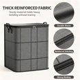 thumbnail image 6 of FAJHHA Moving Bags Extra Large Spacious Moving Storage Bin, Gray, 3 Pack, M, 6 of 8