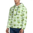thumbnail image 2 of Bingfone Green Avocado Men'S Drawstring Hoodie Long Sleeve Pocket Sweatshirts-X-Large, 2 of 9