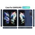 thumbnail image 2 of for Samsung Galaxy Z Fold 4 5G Case, Phone Case Heavy Duty 2 in 1 Full Body Rugged Shockproof Hybrid Hard PC Soft TPU Bumper Drop Protective Girls Women Boy Men Covers for Z Fold 4 5G, Blue, 2 of 7