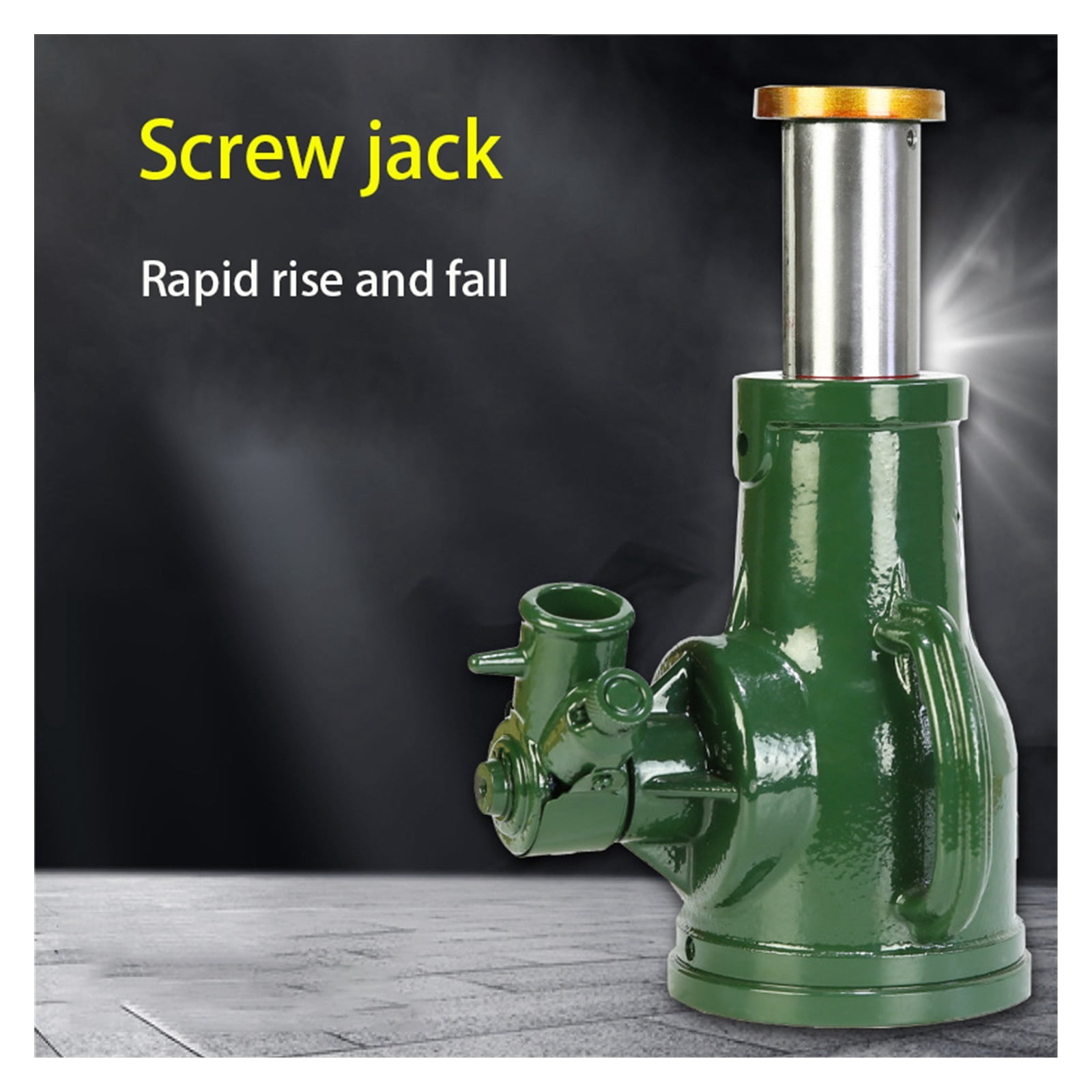 The Maximum Height Of Gear Stand Of 10 Tons Mechanical Hand Screw Jack Is 43cm ,Easy to Operate