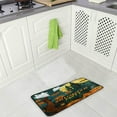 thumbnail image 4 of Coolnut Funny Halloween Pumpkin Kitchen Rugs 39×20 in,Non Slip Washable Cushioned Carpets Polyester AntiFatigue Comfort Porch Floor Mat Halloween Decoration, 4 of 7