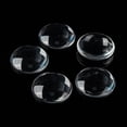thumbnail image 6 of 10pc Transparent Glass Cabochons Half Round/Dome Clear 34.5~36x7.5mm, 6 of 8