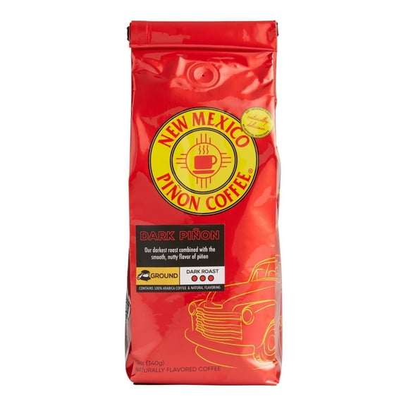 New Mexico Pinon Coffee Dark Roast Ground Coffee 12 oz. Pack of 3