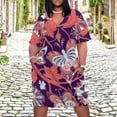 thumbnail image 2 of Floral Butterfly Pattern Vibrant Design Summer Dresses for Women Beach Boho, 2 of 5