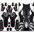 thumbnail image 3 of Disfraz de araña MJ negro para mujer, traje de cosplay para adultos, niños, niñas y mujeres, traje de superhéroe Zentai, mono de noche de brujas, mono de fiesta, 3 of 5