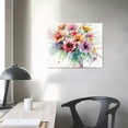 thumbnail image 4 of Orinice  Wildflower Botanical Canvas Wall Art, Spring Colorful Pink Yellow Bottle Flower Farmhouse Nature Watercolor Botanical Floral Prints Painting Bedroom Living Room Decor, 4 of 6