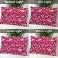 thumbnail image 2 of Happy Mother Day Throw Pillow Covers,I Love You Mom Best Mom Ever Decorative Pillow Covers Digital Printing Blended Fabric for Couch Sofa Bed Invisible Zipper 16X16 in, 2 of 6
