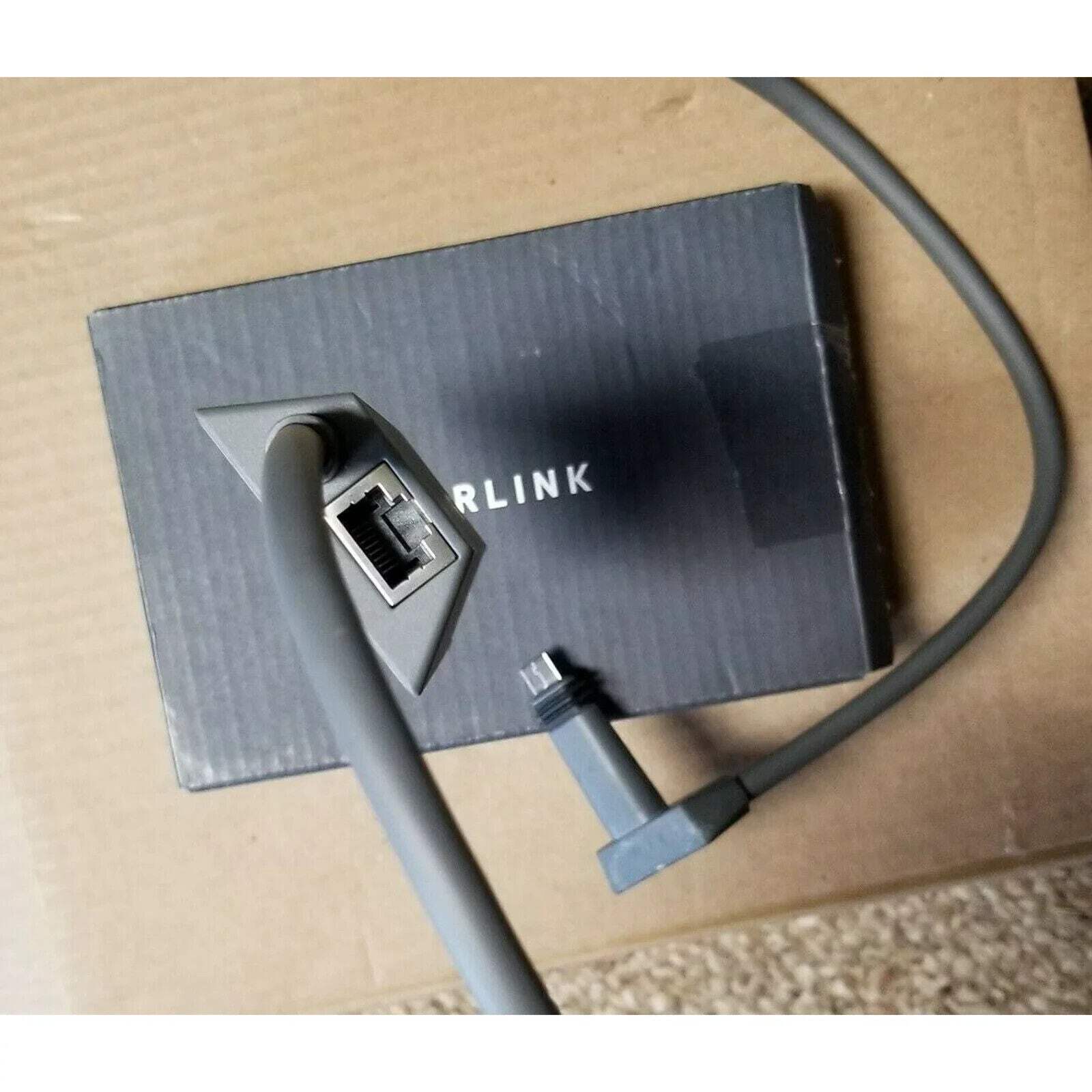 Ethernet Adapter For Satellite Internet V2 - Powerline Kit For Rectangle Dish Wired Connection