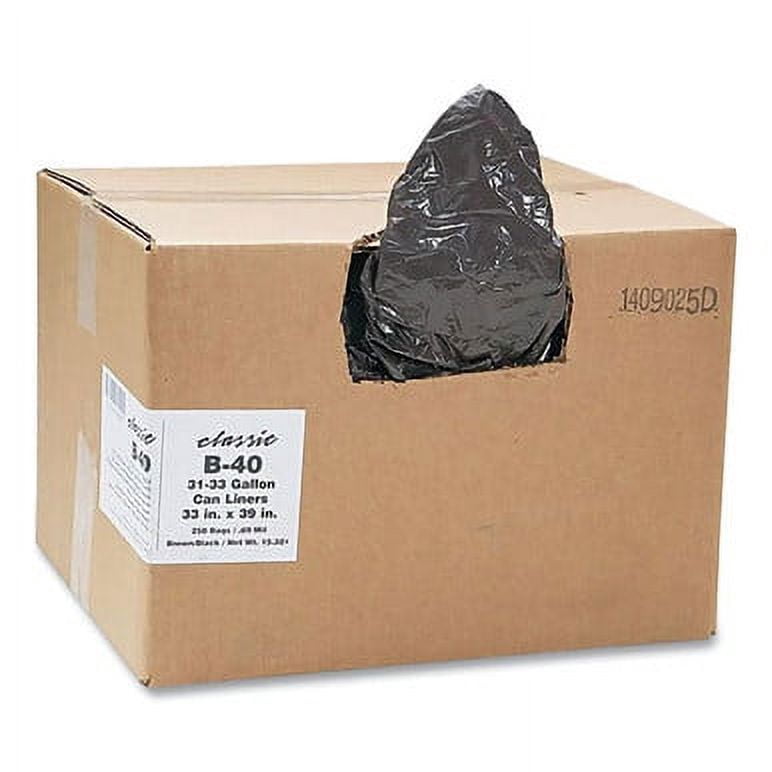 Webster 33 Gal. Classic Trash Bags Black WEBB40-790170