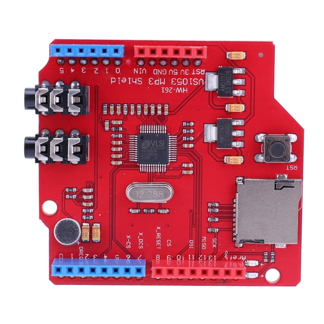 Mini módulo de placa de Audio VS1053 con ranura para tarjeta TF puerto de micrófono MP3 para ARDUINO MEGA