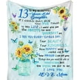 thumbnail image 1 of LHSHID Custom Blanket 13 Year Old Girl Birthday Gift Ideas Gifts for 13 Year Old Girls 13 Year Old Girl Birthday Gifts Blanket, 1 of 9