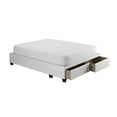 thumbnail image 4 of Boyd Sleep Parma Upholstered Faux Leather Platform Storage Bed, Queen, White, 4 of 12
