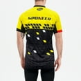 thumbnail image 5 of Sponeed Mens Bike Shirts Short Sleeve Cycling Jersey Men 3 Rear Pocket Yellow M, 5 of 7