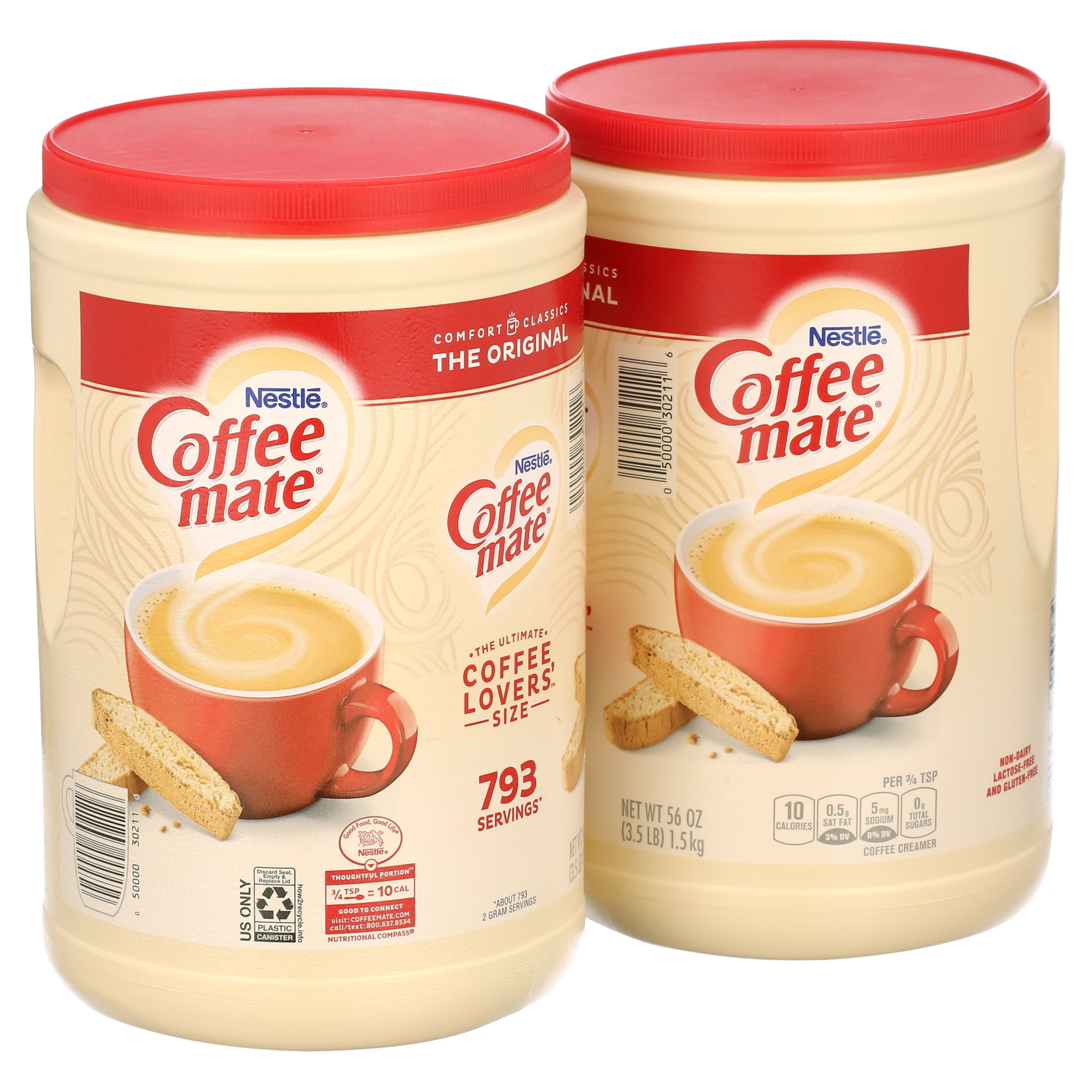 COFFEE-MATE Original Powder Coffee Creamer, By NESTLE (56 oz, Pack of 2) 