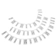 thumbnail image 2 of Pegatinas para teclado de piano, diseño extraíble, 88 teclas, color negro, impermeables, reutilizables, de silicona, etiquetas de guía para notas de piano., 2 of 14