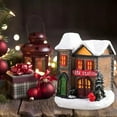 thumbnail image 4 of Decoración de interiores Colección de casas Zornrc Casas de pueblo navideñas Conjunto de pueblo Pequeña, 4 of 8
