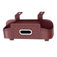 thumbnail image 2 of funtasica Car Back Seat Organizer Storage Box Hanging Headrest Back Seat Organizer Red, 2 of 9