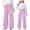 Purple, variant on YUEHUA Kid Girls' Sweatpants Wide Leg Bow Tie Print Drawstring Casual Kids Joggers Open Bottom Loose Solid Teen Pants with Pockets, 8-9 Years
