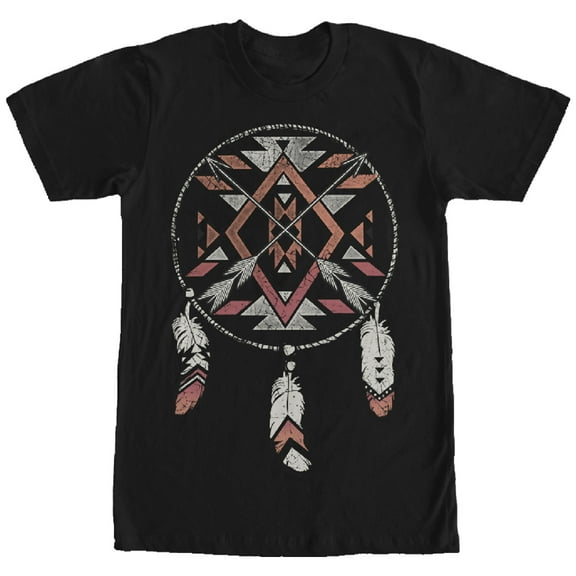 Men's Lost Gods Arrow Dream Catcher  Graphic Tee Black Small