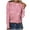 Pink, variant on Party Tops for Women Sequin Print Long Sleeve Tshirts Dressy Casual Business Work Blouse Crew Neck Loose Tee Shirt Pink XXL