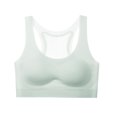 thumbnail image 3 of Bovxnpu Summer Girls Underwear, Girls Seamless Training Bras Sports Bra, Girls' Sports Bra Breathable Underwear Thin With Built-in Chest Cushion Underwear 15-16 Years, 3 of 6