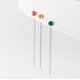 thumbnail image 4 of Love Lodge s925 - Pendientes de plata de ley con un solo diamante, sencillos, geométricos, dulces y frescos, para mujer, 4 of 5