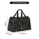thumbnail image 3 of Fotbe I love you Mom Bolsa de Viaje con Estampado, Bolsa de Fin de Semana para Mujer con Compartimento para Zapatos, Bolsa de Gimnasio con Bolsillo Húmedo, 3 of 7