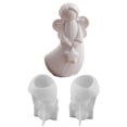 thumbnail image 1 of Billuyoard 2 moldes con diseño de elfo para manualidades, sin rebabas, fáciles de desmoldar y limpiar, multifuncionales para velas y adornos de Artesanía gran tamaño, 1 of 6