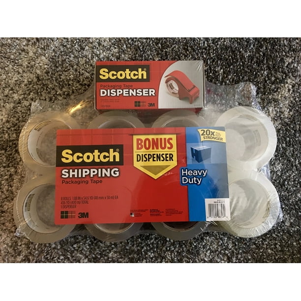 Ruban d'emballage et d'expédition de grand rendement Scotch®, 3850-ESF, 48  mm x 50 m (1,88 po x 54,6 v)