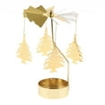 thumbnail image 6 of Dualoai Glittering Tea light Candle Holder Christmas Tabletop Centerpiece Pine, 6 of 9
