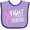 Lavender and Purple, variant on Inktastic Fight Breast Cancer Pink Ribbon Boys or Girls Baby Bib