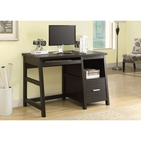 Monarch 48 in. Computer Desk with Storage Drawer - Cappuccino