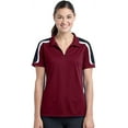 thumbnail image 2 of Sport-Tek Women's Tricolor Shoulder Polo Shirt, 2 of 5