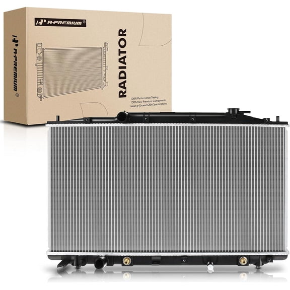 A-Premium Engine Coolant Radiator Assembly with Transmission Oil Cooler Compatible with Acura RDX 13-18 & Honda Accord 08-12, Crosstour 12-15, Automatic Transmission, Replace# 19010R70A51, 19010R70A53