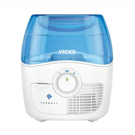 Vicks - 1.1 Gal. Cool Mist Humidifier - White