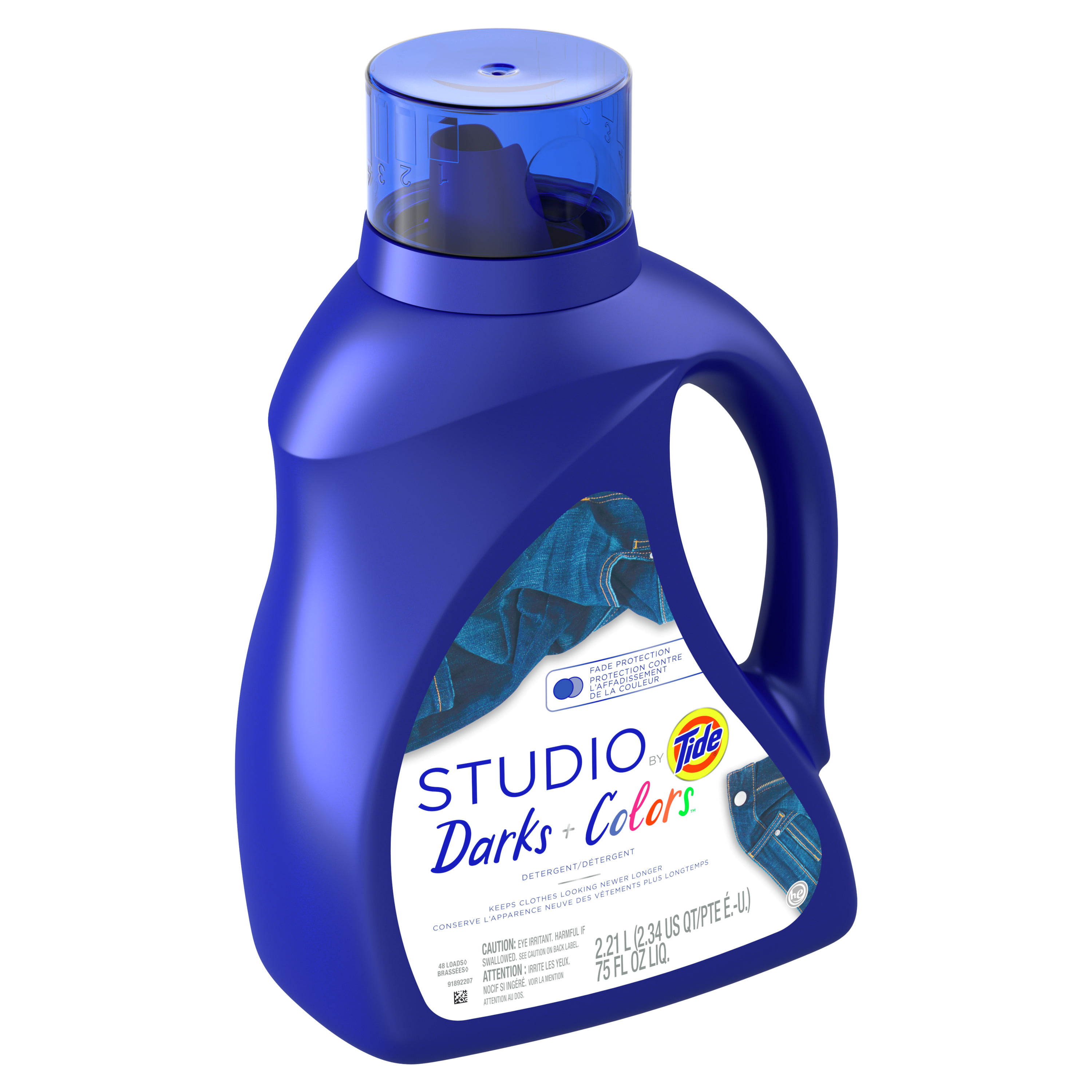 Studio by Tide Liquid Laundry Detergent, Darks & Colors, 75 fl oz 48 loads  