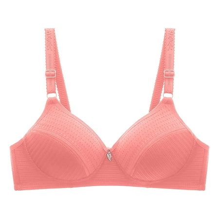 Siilsaa Women S Lingerie Sexy Underwire Bra  Full-Coverage Lace Bra with Underwire Cups  Plunging Underwire Bra for Everyday Comfort Pink 40