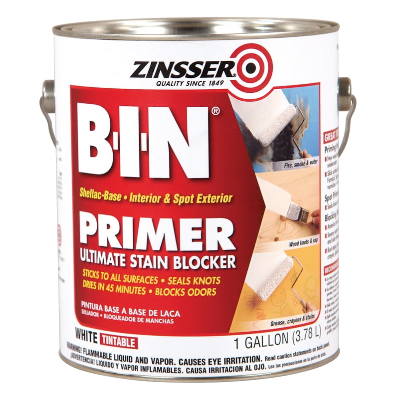 Zinsser BIN White Primer and Sealer For All Surfaces 1 gal. - Case Of