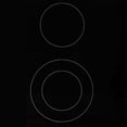 thumbnail image 5 of 30 Inch Electric Cooktop, 4 Burner Built-In Stove Top with Ceramic Glass, 7200W Radiant Heating, Knob Controls&11 Heat Settings, 220-240V Hardwired, 5 of 12