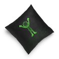 thumbnail image 5 of Fall Decor House Decor Pillow Covers 20*20in Crystal Velvet Sofa Cover Soft and Comfortable Shrink-Resistant Holiday Gifts Little Green Man, 5 of 7