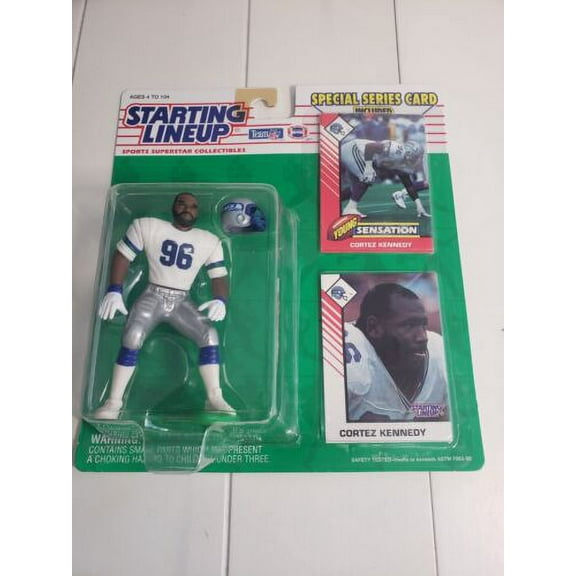 1993 Kenner Starting Lineup - NFL - Cortez Kennedy - Seattle Seahawks