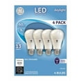 thumbnail image 1 of G E LIGHTING  9-Watt Day LED Light Bulb 800 Lumens, 4-Pack, 1 of 1