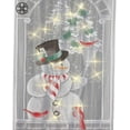 thumbnail image 4 of Luxtrada Christmas Snowman Curtains Christmas Lace Curtains Panel White Vertical Living Room Bedroom Party Curtains (Snowman), 4 of 9