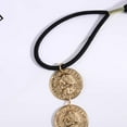 thumbnail image 3 of Elastic Flapper Head Chain Hair Gold Coin Headband Disc Headpieces Circle 1920s Hair Acessories for Women and Girls(Gold & Silver), 3 of 6