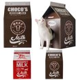 thumbnail image 2 of Cat House Milk Box Shape Foldable Sturdy Cat Scratch House Cat Scratch Toy, 2 of 9