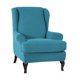 thumbnail image 1 of Inteprter 2 fundas elásticas para sofá, protección eficaz y no se arrugan fácilmente, funda suave y cómoda para sillón Decoración del hogar verde negruzco, 1 of 6