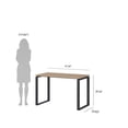 thumbnail image 2 of Tvilum Sign Home Office Writing Office Desk for Adults Jackson Hickory/Matte Grey, 2 of 5