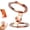 Rose Gold, variant on Magnetic Foldable Phone Stand & Fidget Spinner – Dual-Axis 360° Rotating Kickstand for Smartphones, Desk Mount, Stress Relief Gyroscope