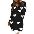 thumbnail image 2 of Birdeem Pull pour Femmes, Hauts Surdimensionnés, Sweat à Manches Longues Décontracté, Col en V, 2 of 6