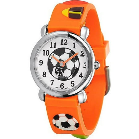 Geneva Platinum Boys' Silicone Soccer Wa
